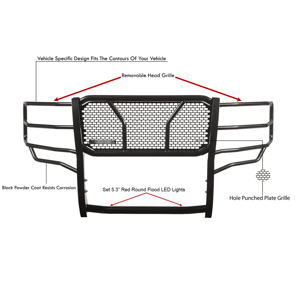 Grille Guard - RU-CHSI14-B-PLFR
